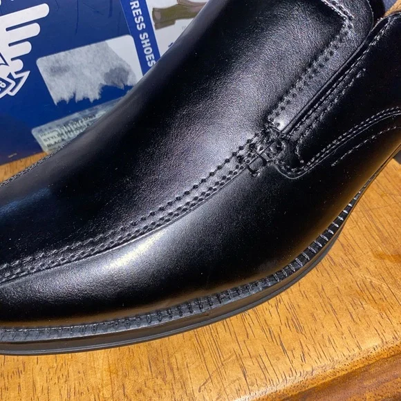 Mens Dockers 10.5 Black Greer Dress shoes - Picture 4 of 14